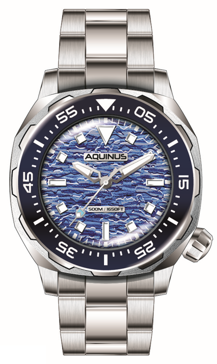 [ASSASNHBSBL005] Blue Aquatic Ocean Dial Navy Bezel
